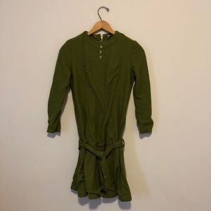 Vintage Dark Olive Green Dress